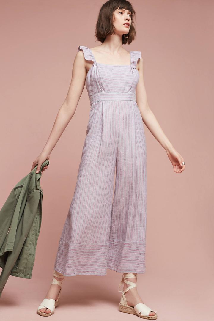 Elevenses Nantucket Ruffled Jumpsuit