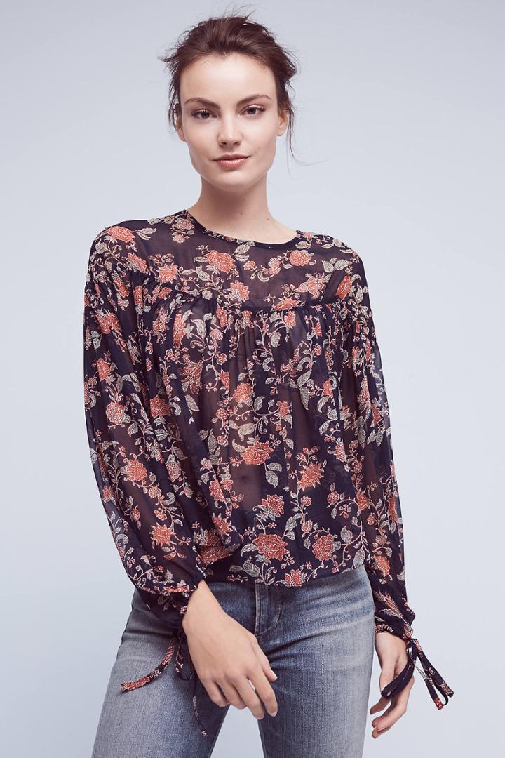 Chloe Oliver Flori Printed Blouse
