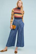 Pilcro And The Letterpress Pilcro Ultra High-rise Cropped Wide-leg Jeans