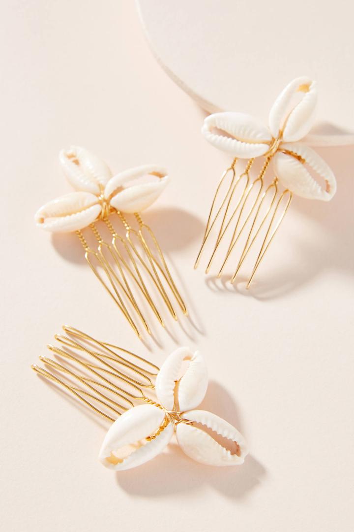 Lelet Ny Seashell Stars Hair Comb Set