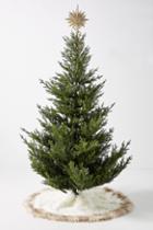 Anthropologie North Pole Faux Fur Tree Skirt