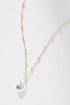 Phyllis + Rosie Double Face Heart Necklace