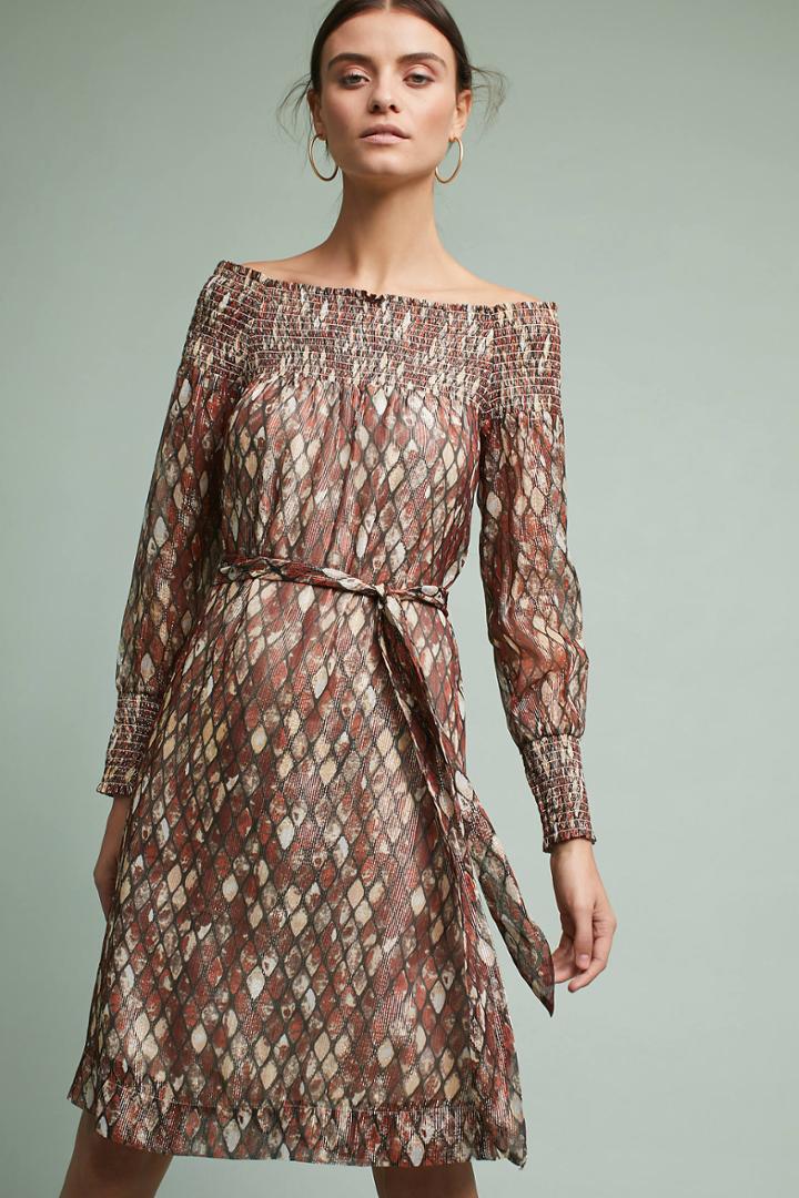 Intropia Anise Smocked Dress