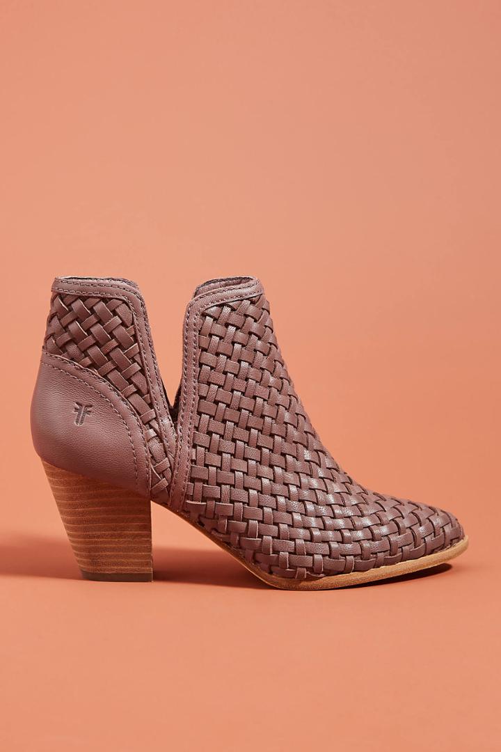 Frye Reed Woven Booties