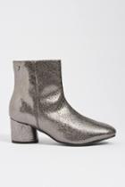 Gioseppo Metallic Leather Booties