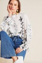 Not So Serious By Pallavi Mohan Hopper Embroidered Blouse