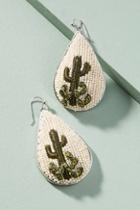 Mignonne Gavigan Beaded Cactus Drop Earrings