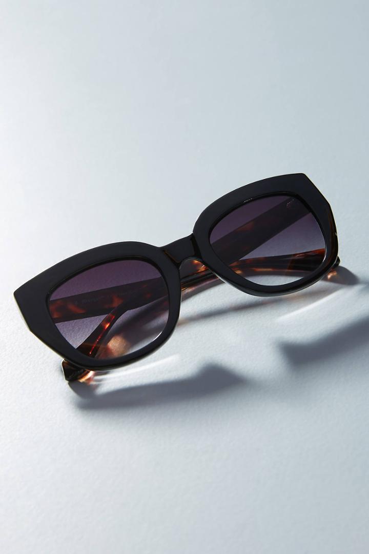 Anthropologie Morgan Squared Cat-eye Sunglasses