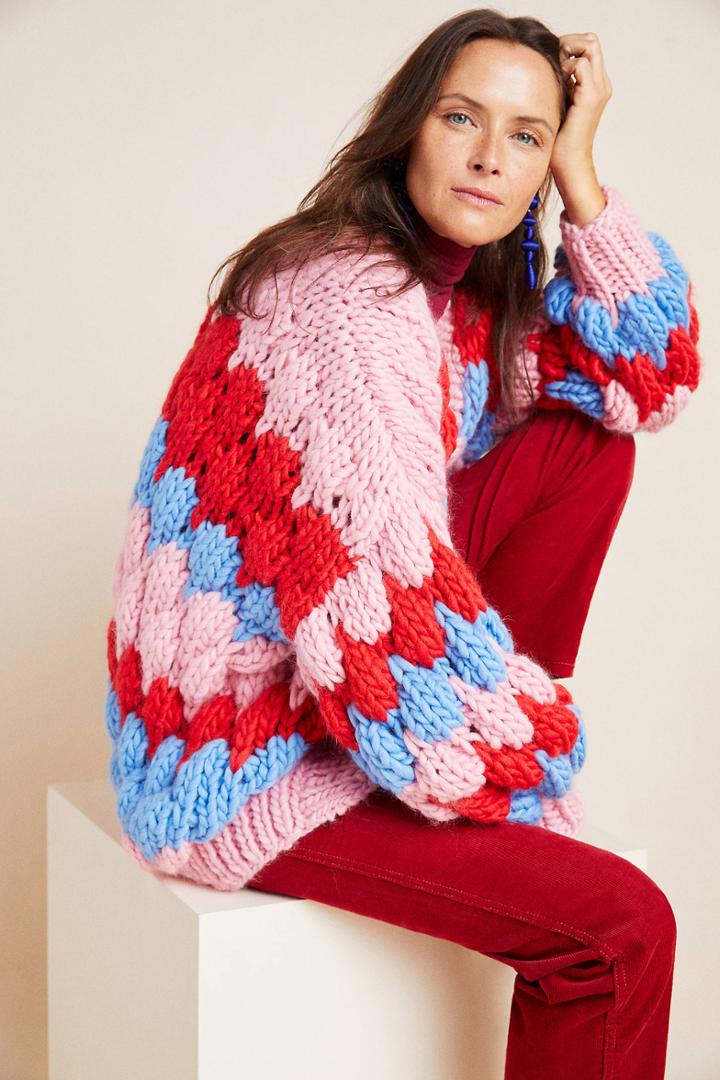 The Knitter The Ugly Merino Wool Cardigan