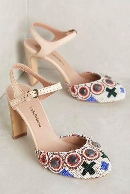 Maliparmi Beadwork Heels Novelty