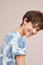 T.la Paisley V-neck Tee