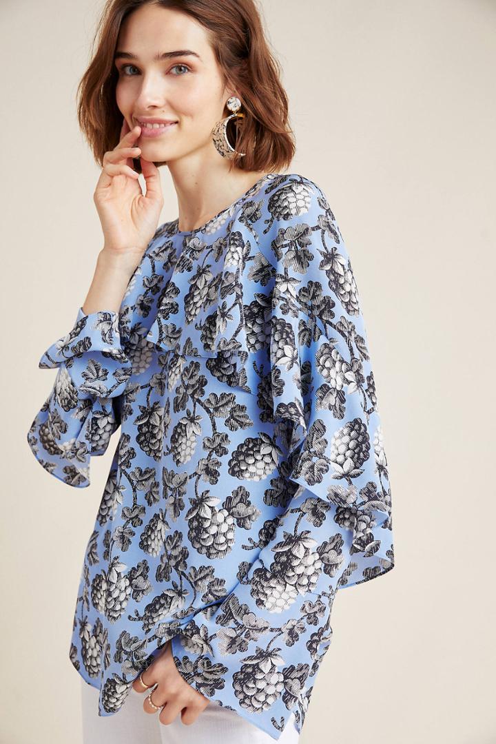 Diane Von Furstenberg Emile Silk Tunic