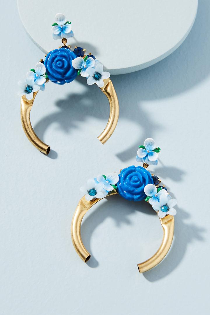 Elizabeth Cole Levene Hoop Earrings