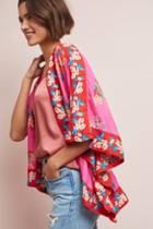 Anthropologie Rae Floral Jacket Kimono