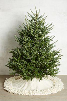 Anthropologie Snowswept Tree Skirt