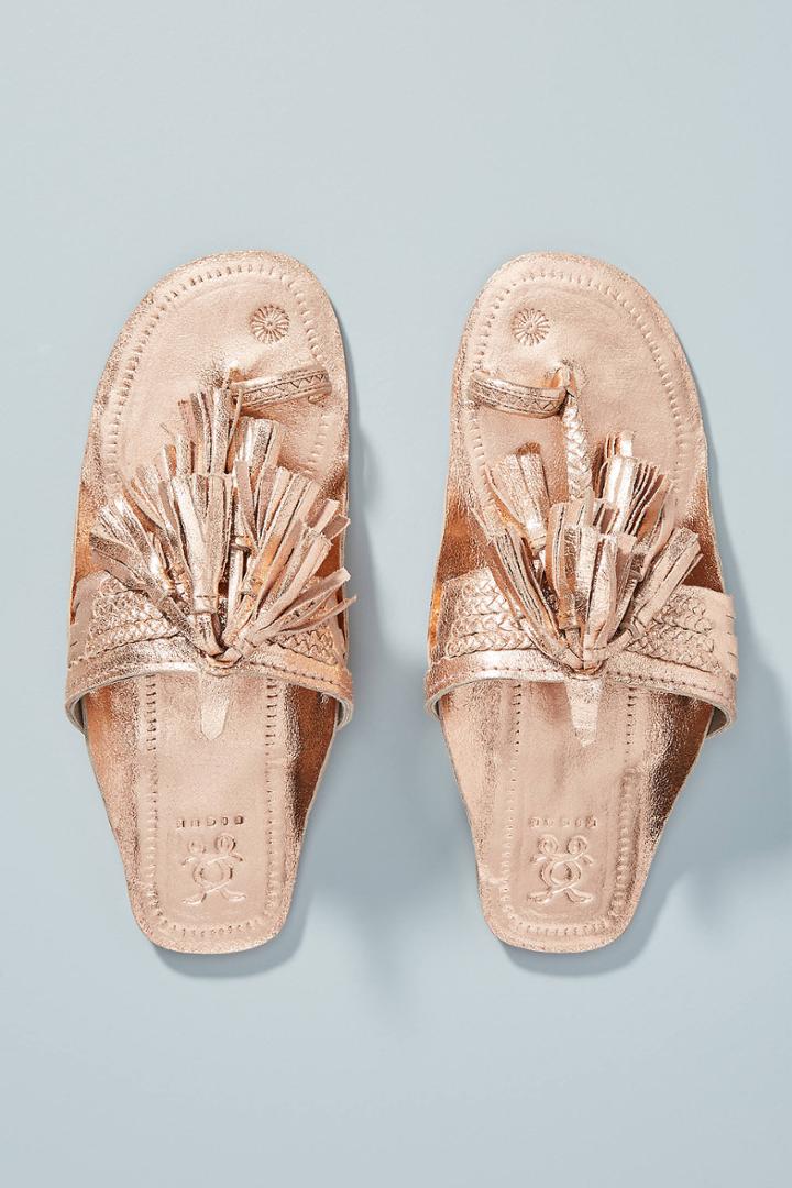 Anthropologie Figue Scaramouche Slide Sandals