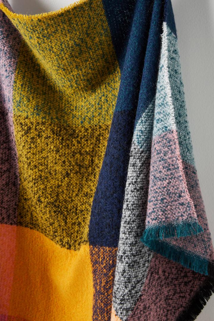 Anthropologie Quincy Plaid Scarf