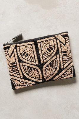 Anthropologie Maru Beaded Pouch
