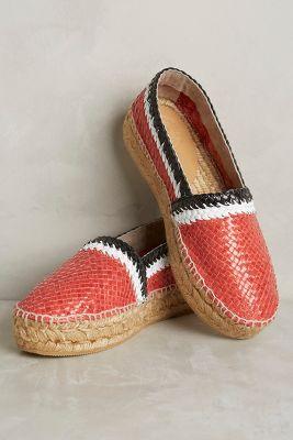 Penelope Chilvers Riviera Espadrilles Red Motif