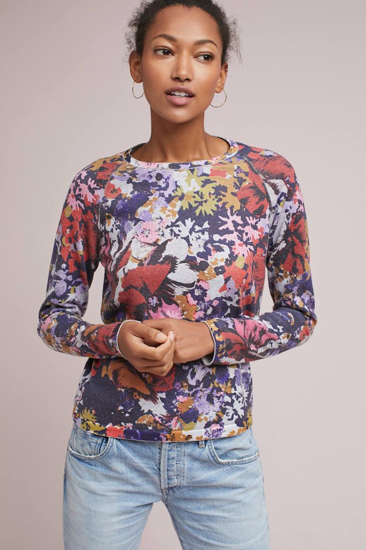 Maeve Kimmie Floral Pullover