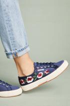Superga Floral Flannel Sneakers