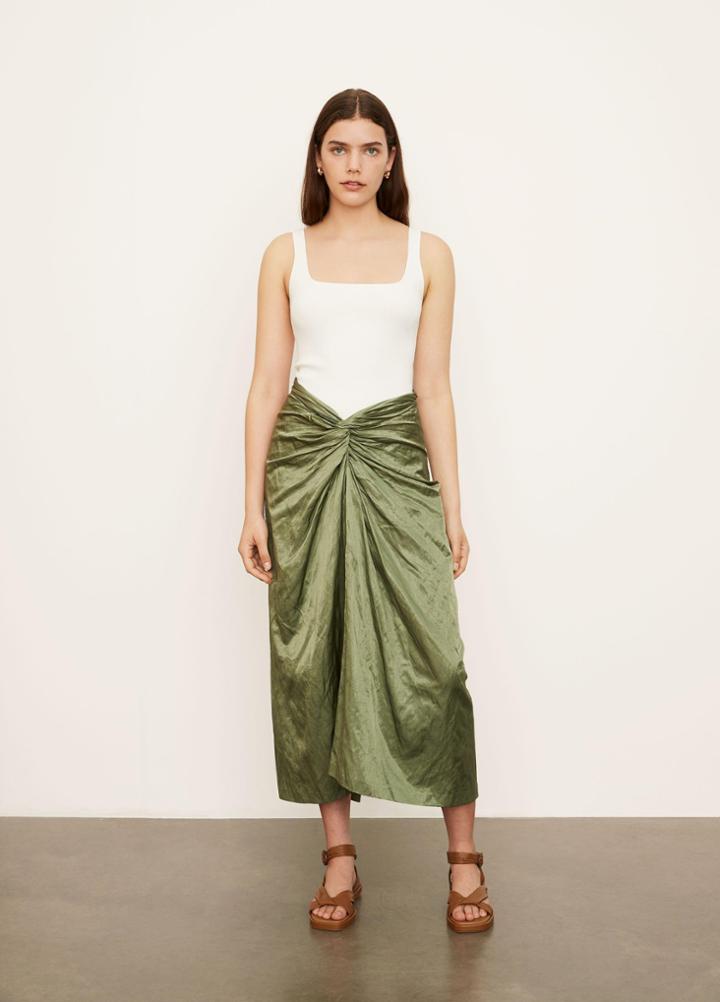 Vince Twist Front Skirt