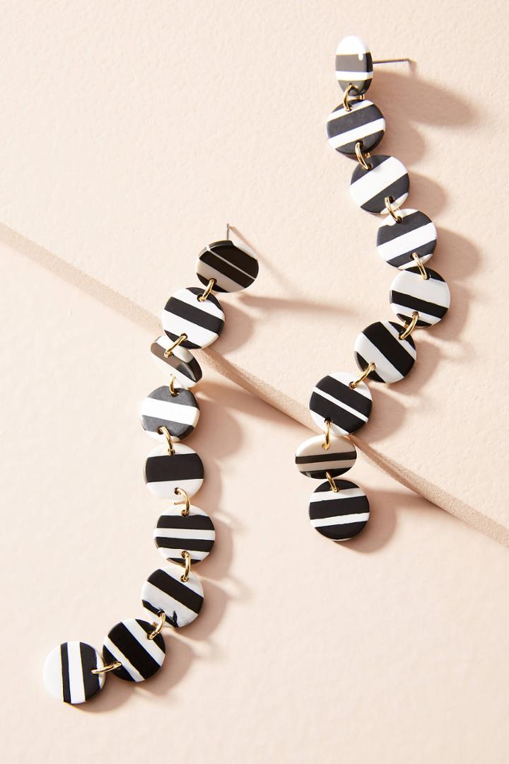 Lele Sadoughi Dot Drop Earrings