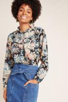La Vie By Rebecca Taylor Queenie Ruffled Blouse