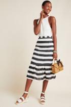 Hope For Flowers By Tracy Reese Cleo Striped Midi Skirt