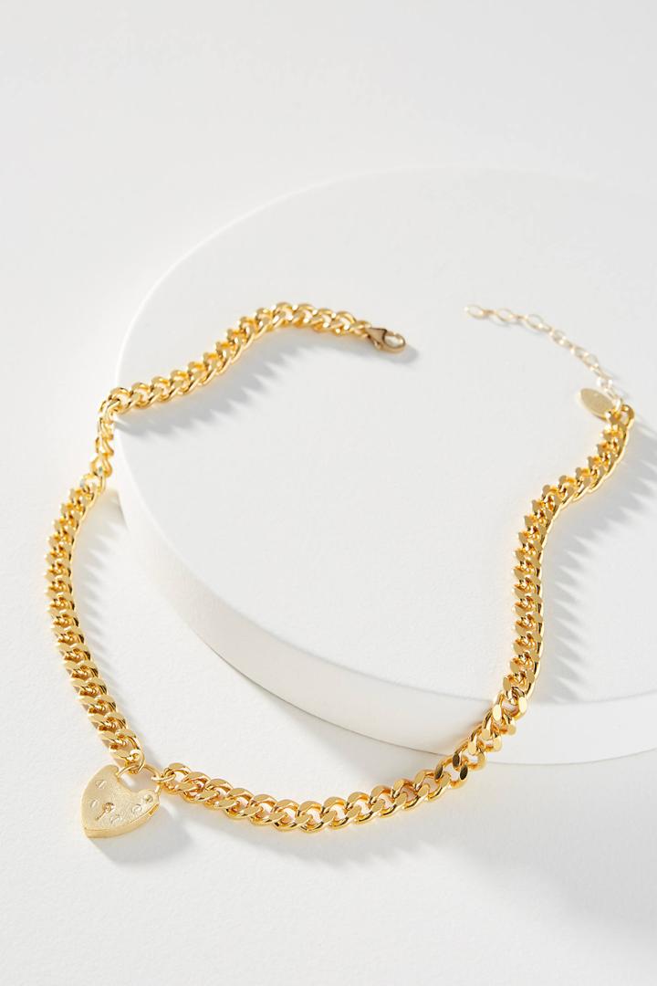 Anthropologie Electric Picks Bolt Necklace