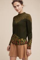 Ivko Intarsia-bordered Pullover