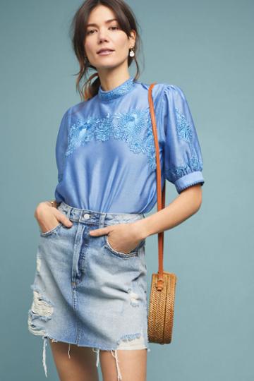 Boyish Corey Denim Mini Skirt