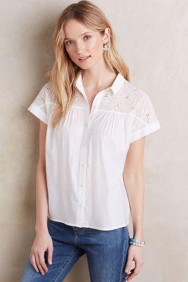 Vanessa Virginia Middlebury Eyelet Top