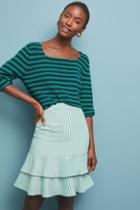 Hutch Seersucker Striped Mini Skirt