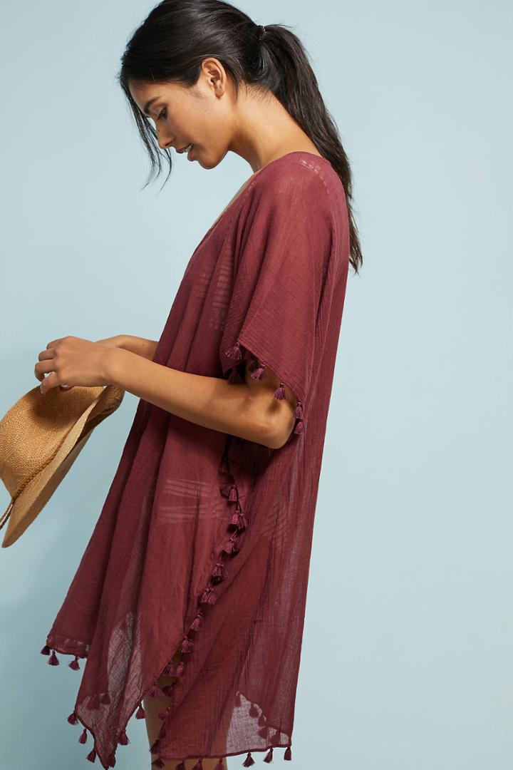 Seafolly Tassel-trimmed Caftan