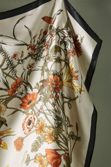 Anthropologie Whimsical Wildflowers Scarf