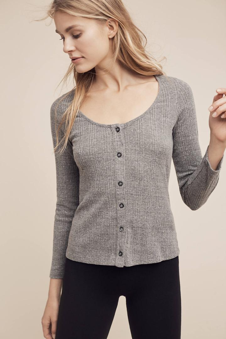 Lacausa Julie Ribbed Top