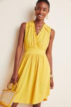 Current Air Livia Ruffled Smock Waist Dress