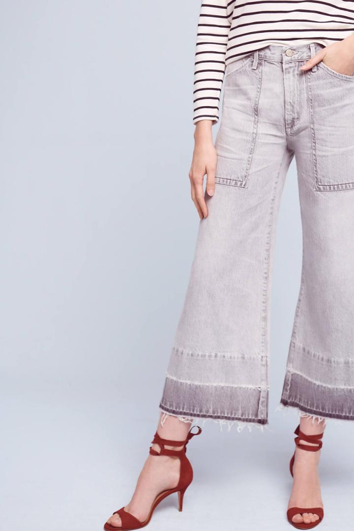 Anthropologie Citizens Of Humanity Melanie High-rise Wide-leg Jeans
