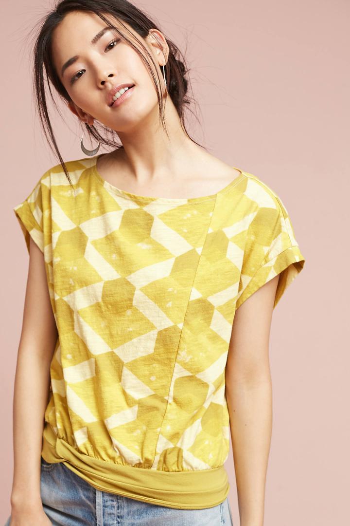 Anthropologie Petra Printed Top