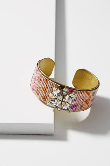 Jill Golden Versive Beaded Cuff Bracelet