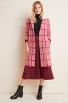 Aldomartins Petra Plaid Sweater Coat