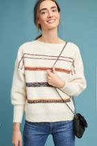 Sessun Oversized Striped Wool Pullover