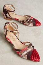 Candela Isabella Burnout Velvet Flats