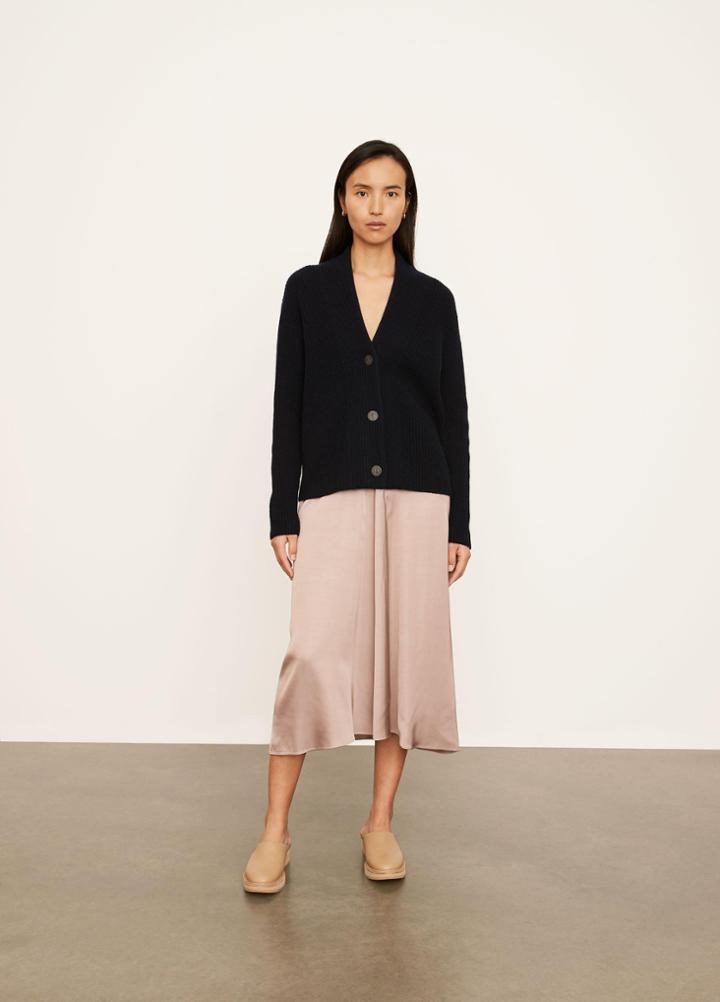 Vince Ribbed Cardigan