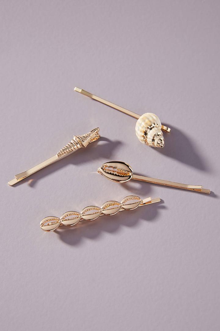 Anthropologie Beachy Bobby Pin Set