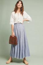 Cp Shades Chambray Godett Skirt
