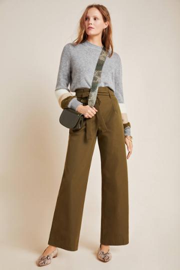 Jessy B Mariela Poplin Wide-leg Pants