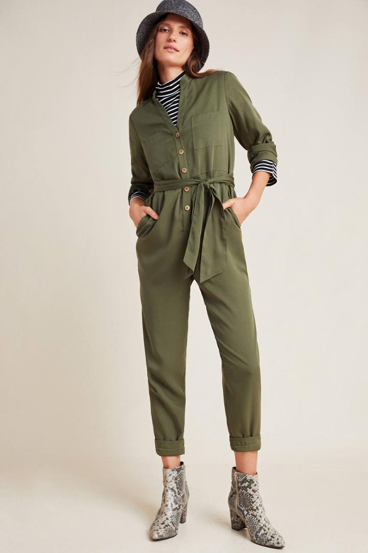 Anthropologie Preston Utility Jumpsuit
