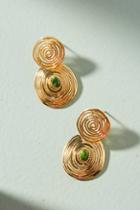 Gas Bijoux Swirled Stone Drop Earrings
